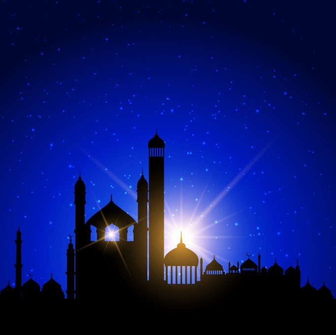 Prophet Mohammad in his cradle