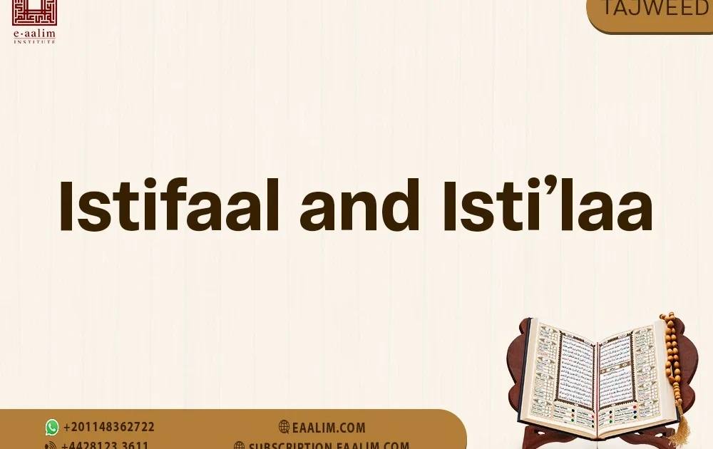 Istifaal and Isti’laa